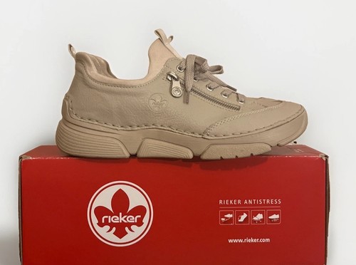 Rieker angela beige - 73, comfort